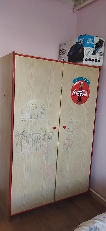книжные полки бишкек: Шифоньер, шкаф для одежды, Прямой, ЛДСП — 2