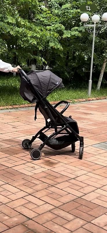 поезда: Коляска, Chicco, цвет - Черный, Б/у — 1