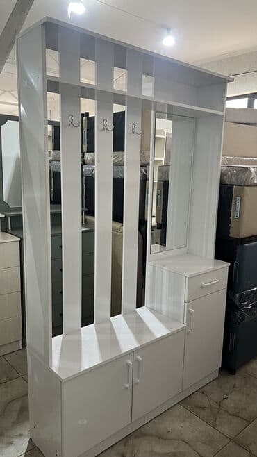 настенный шкаф для ванной комнаты: Гарнитур для прихожей, Новый, Зеркало, Бесплатная доставка — 2