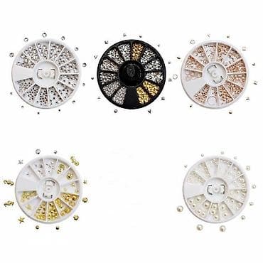 magic five: Стразы на ногти (украшением в виде кристаллов) красивый маникюр — 1