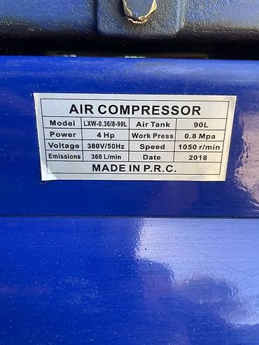 компрессия: Компрессор Для покраски, Электрический, Поршневой — 5