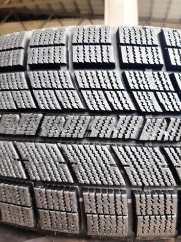 шины зимние новые: Шины, 205/55/17 4шт. Зима, липучка, резина 2022 года, привозная — 1