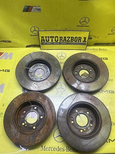 Рулевая часть: Комплект тормозных дисков Mercedes-Benz Б/у, Оригинал, Япония — 2