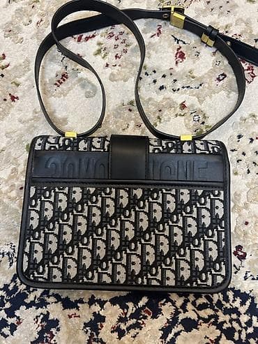 Сумки: Классическая сумка, Dior, Материал: Комбинированный материал, Регулируемый ремень, Женские — 3