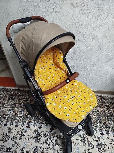 сайбекс коляски: Коляска, цвет - Коричневый, Б/у — 4