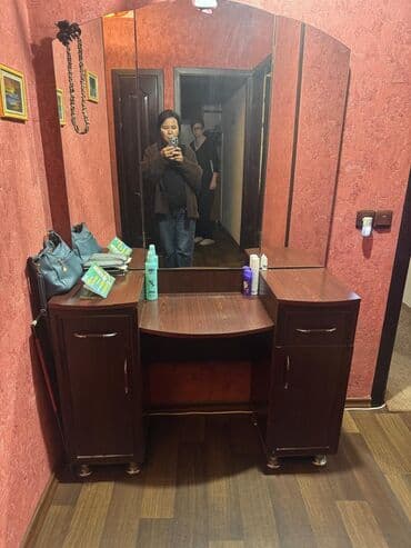 Шкафы для одежды: Шкаф-прихожая, Б/у, С зеркалом — 3