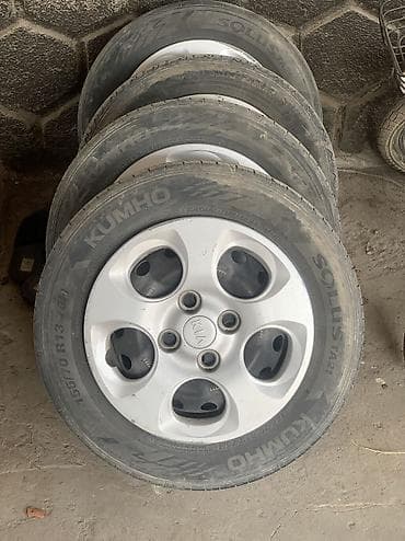 диска 13 матиз: Колеса в сборе 155 / 70 / R 13, 1 шт, Легковые, Железные, отверстий - 4 — 2