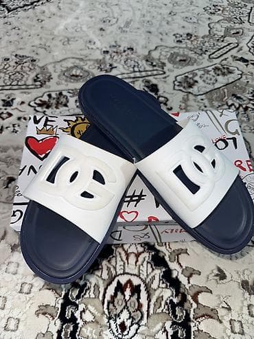 Мужская обувь: Мужские сандалии, 43, Dolce & Gabbana, Новый, цвет - Синий, Бесплатная доставка — 1