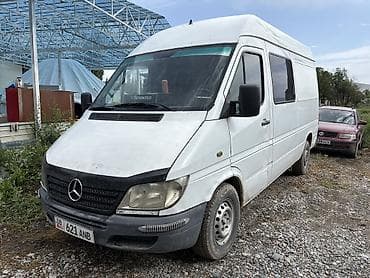 авто жак: Mercedes-Benz Спринтер: 2005 г., 2.9 л, Кол менен иштөөчү, Дизель, Van — 8