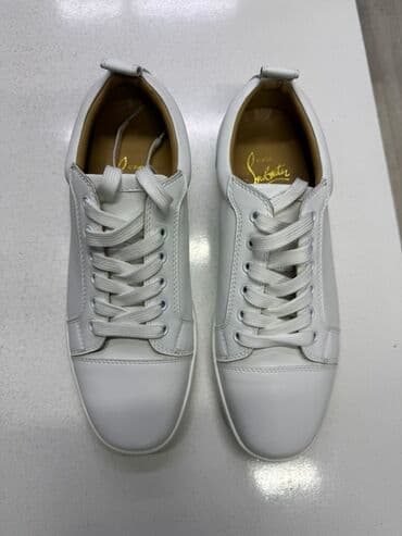 туфли лабутены мужские: Белые кожаные кеды Christian Louboutin реплика очень высокого качества — 4