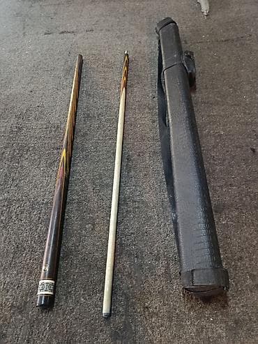 бассейн резиновый: Кий для бильярда (разборный) + чехол - Двухсоставной кий: турняк и — 3