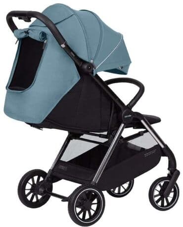 Коляски: Коляска, цвет - Голубой, Б/у — 2