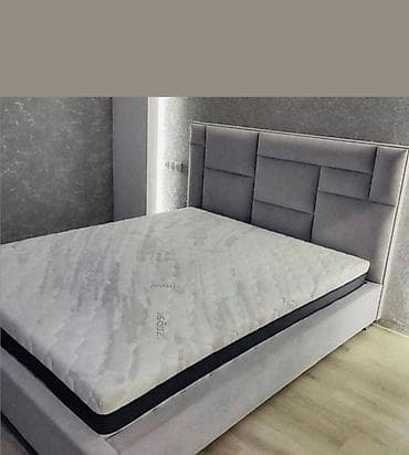 двухъярусный кровать бишкек: Двуспальная кровать, Новый, С мягким изголовьем, длина - 200 см — 3