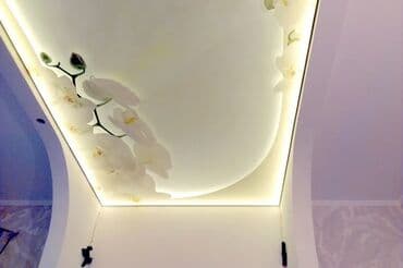 Натяжной потолок Глянцевое, Матовое, 3D потолки Гарантия, Бесплатная консультация, Бесплатный замер