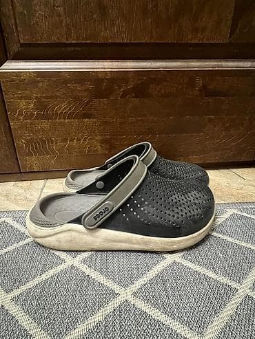 Сабо: Сабо, 38.5, Crocs, Б/у, цвет - Черный — 1