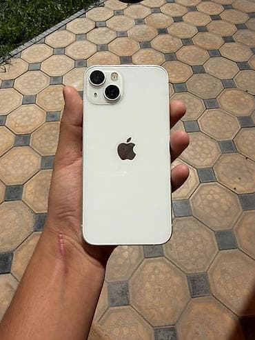 IPhone 13, Б/у, 128 ГБ, Белый, 74 %