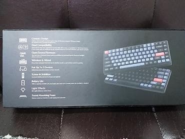 keychron k8: Клавиатура, Keychron, Механическая, Bluetooth, Проводное подключение, Размер: 75% — 2