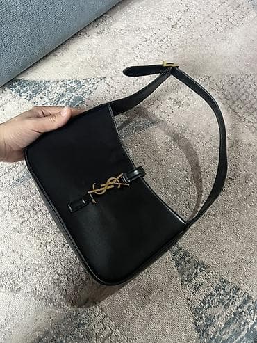 Сумкалар: Классикалык сумка, Saint Laurent, Материалы: Нукура булгаары, Куру жөнгө салынат, Аялдарга — 1