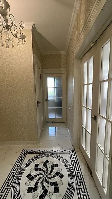 средний джал: 3 комнаты, 79 м², 106 серия улучшенная, 2 этаж, Евроремонт — 9