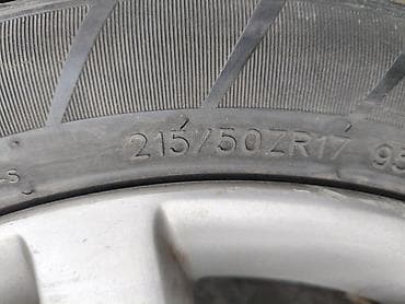 мерс 4 2: Колеса в сборе 215 / 50 / R 17, Лето, Б/у, Комплект, Легковые, Литые, отверстий - 5 — 3