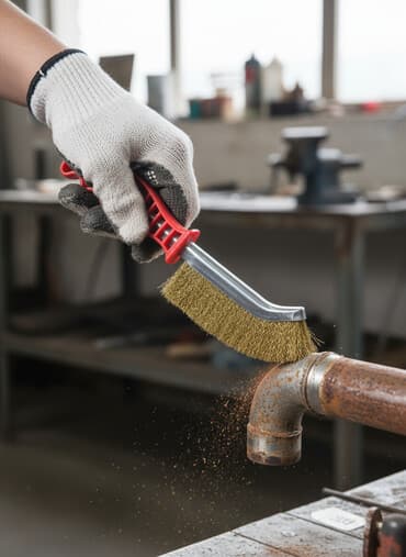 сварочный шиток: Проволочная щетка RODEX 150J предназначена для эффективного удаления — 1