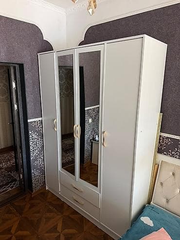 Город Бишкек, село Ленинское Спальный гарнитур в светлом исполнении — 1