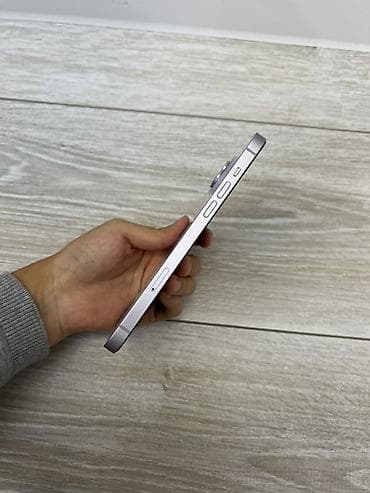 телефон айыфон: IPhone 14 Plus, Колдонулган, 128 ГБ, Deep Purple, Каптама, Кабель, 83 % — 5