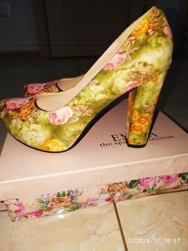 зеленые туфли: Продам просто суперские туфли! новые! Размер 40! Очень красивые🥰 — 2