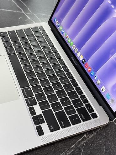 air m1: Для программирования, Б/у, Apple M1, ОЗУ, RAM: 8 ГБ, В рассрочку — 9