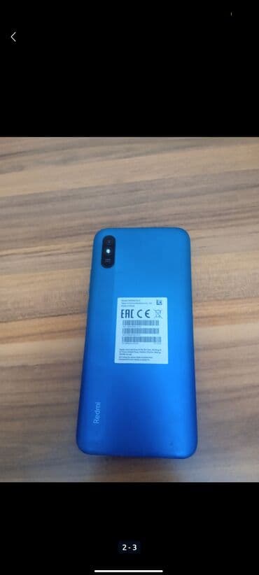 Redmi, Redmi 9A, Новый, 64 ГБ, цвет - Синий, 2 SIM