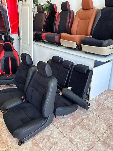 алфа: Чехлы Алькантара, цвет - Черный, Toyota, Новый, Самовывоз — 4