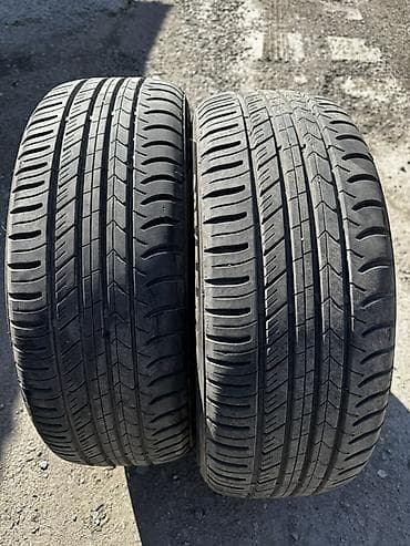 r 16: Шины 205 / 55 / R 16, Лето, Б/у, Пара, Легковые, Hankook — 1