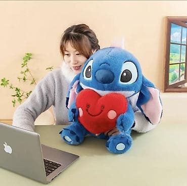 мягкие уточки: 💙 Мягкая игрушка Stitch с сердцем 💙 Подарите тепло и улыбку своим — 1