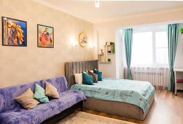 суточный дом в бишкеке: 1 бөлмө, Душ кабинасы, Жаздык, жууркан-төшөк каптары, Кондиционер — 18