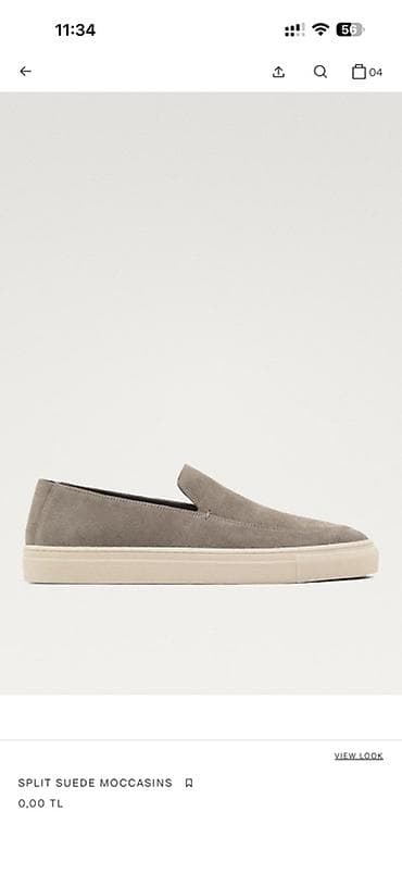 ecco 42: Лоферы, 42, Massimo Dutti, Новый, цвет - Серый, Бесплатная доставка — 2