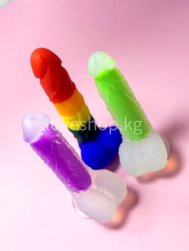 сексшоп loveshop бишкек: Jelly Dildo – серия фаллоимитаторов ярких цветов с округлой фигурной — 2