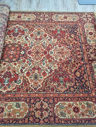 Ковер Б/у, Советский, Шерсть, Сделано в Кыргызстане, Безналичная/наличная оплата