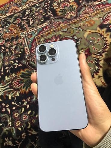 IPhone 13 Pro, Б/у, 256 ГБ, Sierra Blue, Защитное стекло, 76 %
