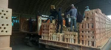 мука 1 сорт: Пустотелый, дырчатый, Жженый кирпич, Полублок, 250×120×90 — 7