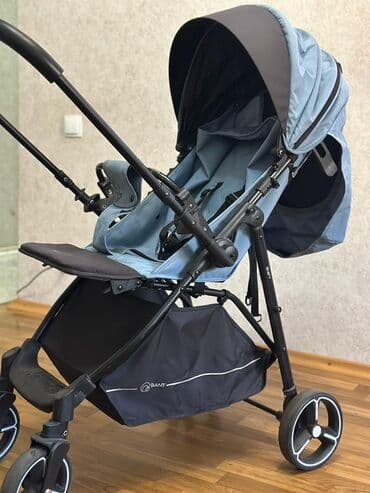 прогулочные коляски cam: Коляска, цвет - Голубой, Б/у — 2