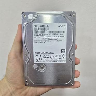 Накопитель для ПК, Новый, Toshiba, HDD, 512 ГБ, 3.5", Для ПК