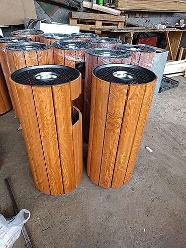 кованая мебель: Комплект садовой мебели, Дерево — 3