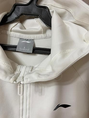 Толстовки: Мужская толстовка, L, Li-Ning, Б/у, цвет - Белый — 2