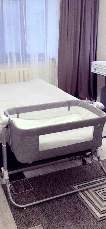 детская подушка для новорожденных: Люлька, Колыбель, Металл, цвет - Серый — 3