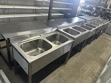 Моечная модуль из нержавейки для кафе и ресторанов - Модульная