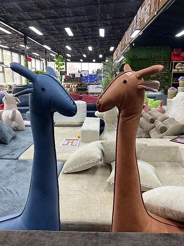 яркие пуфики: Пуфы и банкетки в виде животных — яркий акцент для гостиной, детской — 7