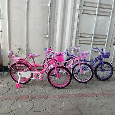 Детский велосипед, 4-колесный, 4 - 6 лет, Для девочки, Новый