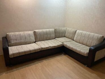 диванный уголок: Угловой диван, C подушками — 1