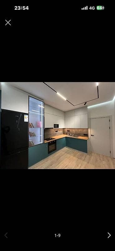 Кыймылсыз мүлк: 1 бөлмө, 46 м², Асанбай мкр Элитка, 6 кабат, Евро оңдоо — 1