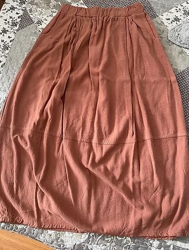 балдар кийими: Юбка ниже колен материал льен, покупала в Fashion shop бутике за — 1
